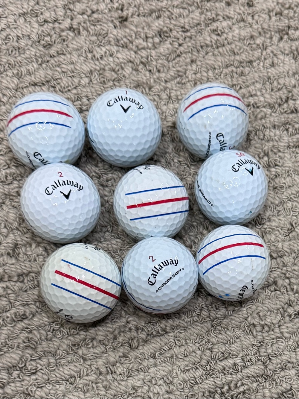 4. Callaway Golf Balls- 9 Chrome soft
